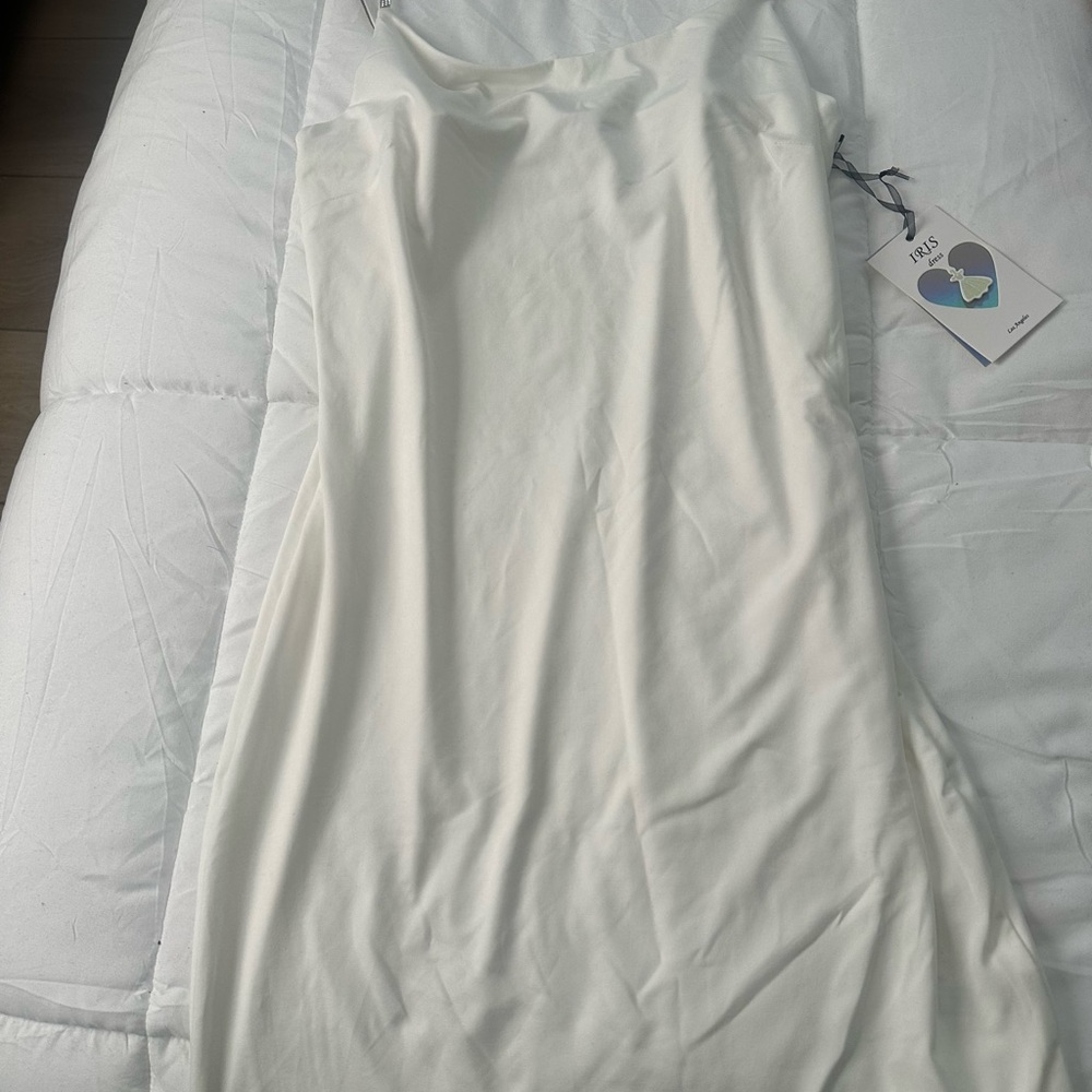 Iris Mini/Bodycon/slip dress with Rhinestone Straps